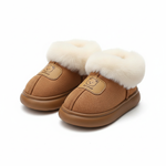 Cute Cartoon Winter Boots For Children Boy's Girl's Plush Boots Thick Warm Velvet Faux Fur Snow Boots For Toddler Kid's Boots