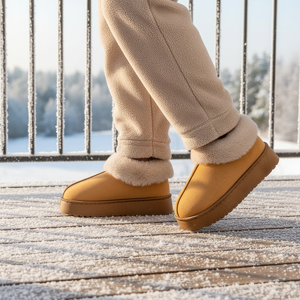 Winter Women Shoes Fashion Snow Boots Fluffy Plush Faux Fur Soft Slippers Outdoor Indoor Comfortable Warm Home men's Shoes