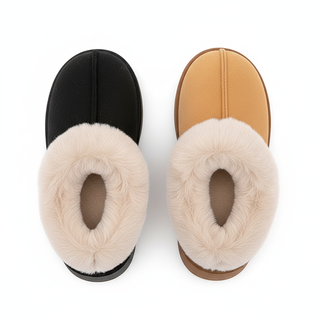 Winter Women Shoes Fashion Snow Boots Fluffy Plush Faux Fur Soft Slippers Outdoor Indoor Comfortable Warm Home men's Shoes